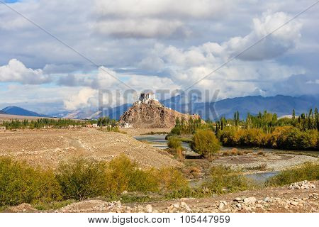 Beautiful landscape at Ladakh province, north India