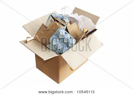 Boîte de déchets pour le recyclage