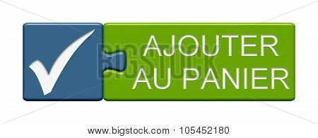 Puzzle Button Shopping Cart In French