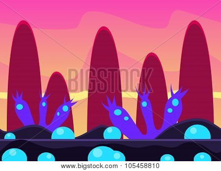 Game Background Vector Illustration Set