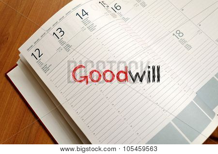 Goodwill Write On Notebook