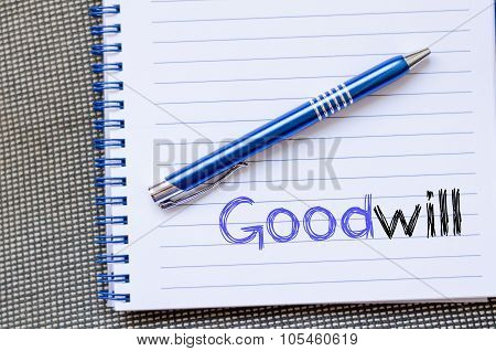 Goodwill Write On Notebook