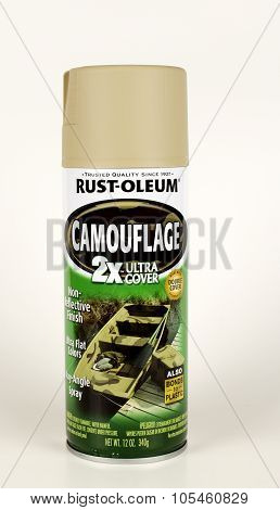 Camouflage Paint Can