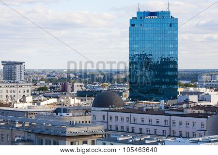 Office Building Towering Over The City