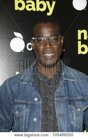 LOS ANGELES - OCT 19: Tunde Adebimpe at the Premiere of Nasty Baby at ArcLight Cinemas on October 19, 2015 in Los Angeles, California.