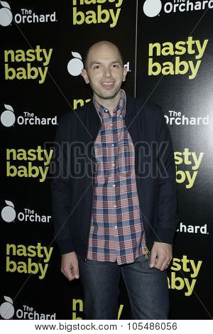 LOS ANGELES - OCT 19: Paul Scheer at the Premiere of Nasty Baby at ArcLight Cinemas on October 19, 2015 in Los Angeles, California.