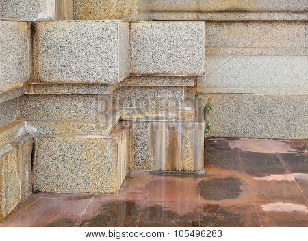 Dirty Stains Of Marble Structure And Floor