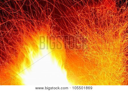 Sparks From A Bonfire Night