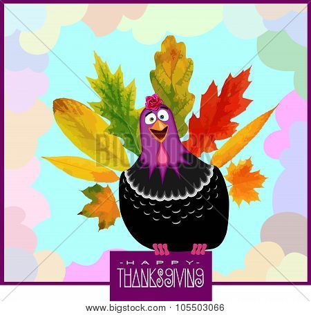 Funny Turkey Thanksgiving Day