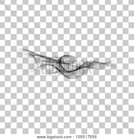 Vector abstract smoke background.