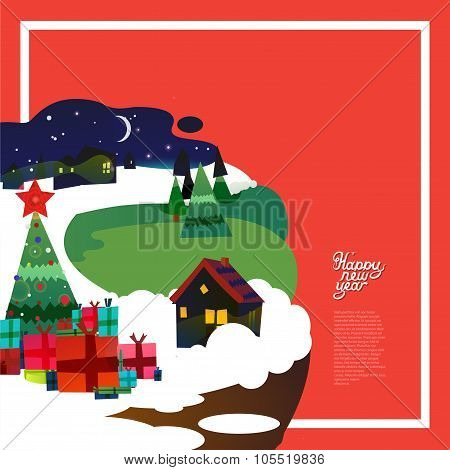 Christmas vector background.