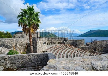 Amphitheatre In Fortress Kanli Kula (bloody Tower), Herceg Novi, Montenegro