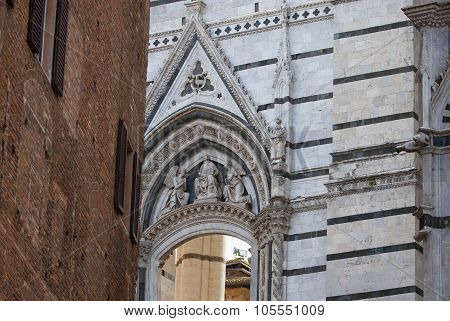 Siena Cathedral In Tuscany, Italy