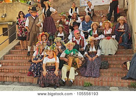 Singers And Musicians Of Abruzzo, Italy