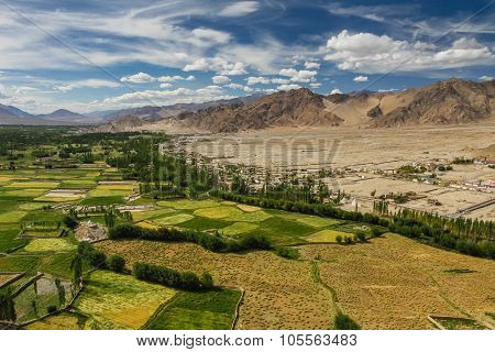 Himalayas From Thikse Monastery-ladakh,india