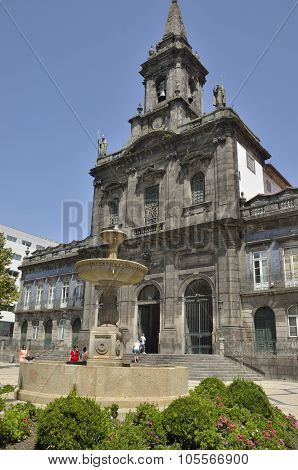 Trindade Church In Porto