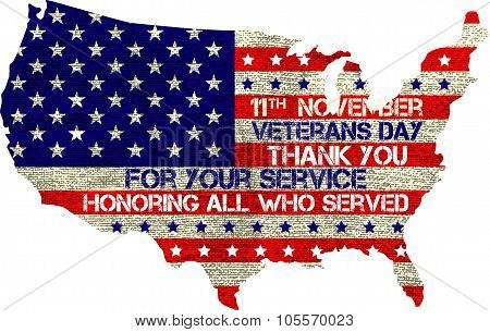 veterans day sign