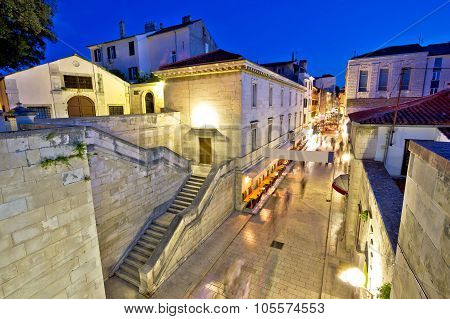 Historic Stone Street Of Zadar