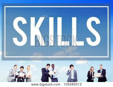 Skill Ability Qualification Performance Talent Concept