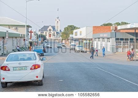 Late Afternoon Street Scene In Prieska