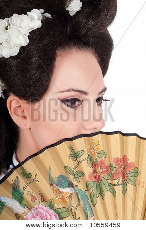 Retrato de Geisha