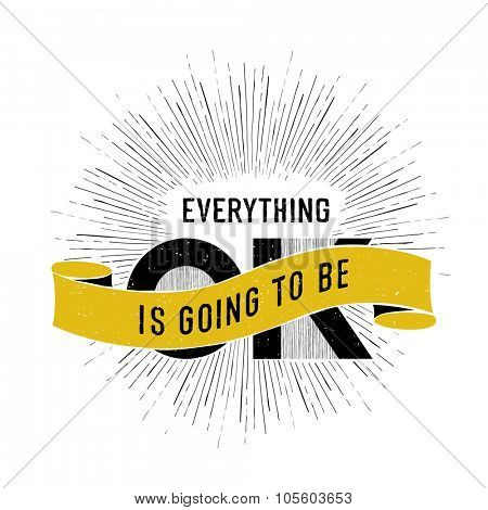 Vintage poster with 