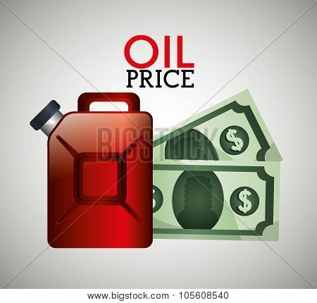 Oil prices infographic design