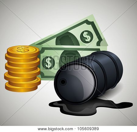 Oil prices infographic design