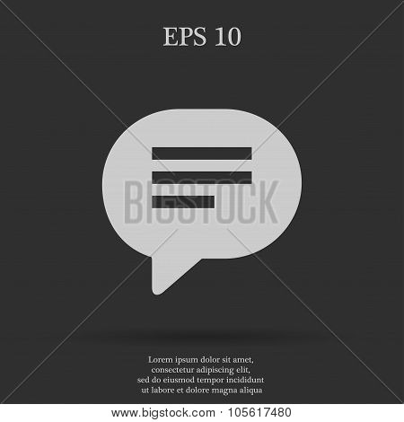 Speech Bubble Icon