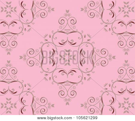 Vintage pattern background with classic ornament.