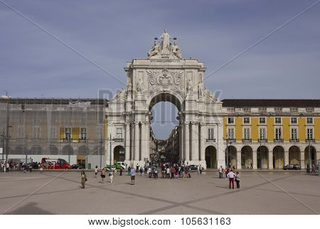 Placa Do Comercio In Lisbon