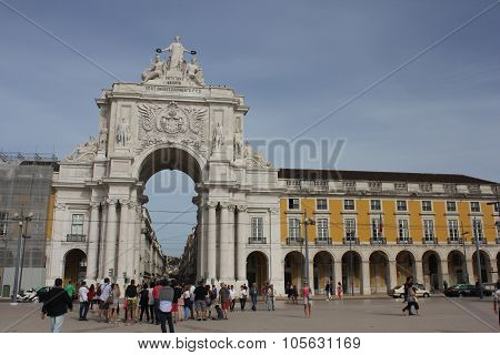 Placa Do Comercio In Lisbon