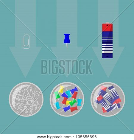 Vector Flat Office Supplies