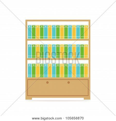 Bookcase. Big bookcase.