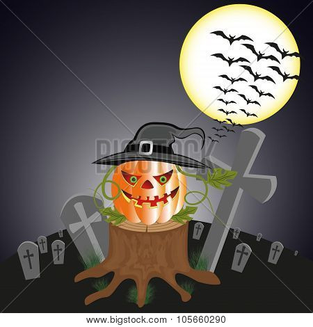 Halloween pumpkins.