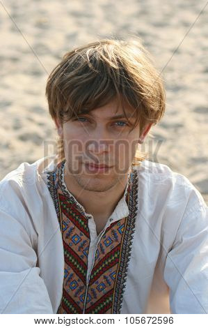 Guy In Ukrainian Embroidered