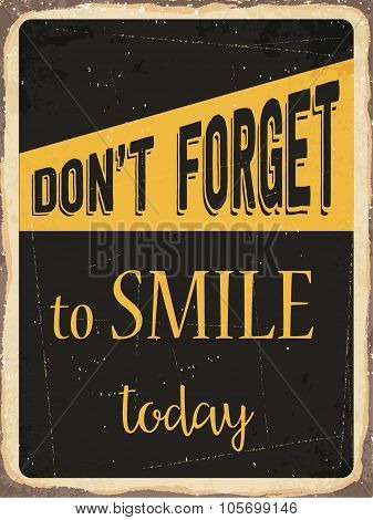 Retro Metal Sign 