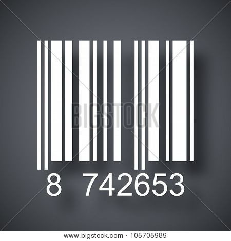 Barcode Icon, Vector Illustration