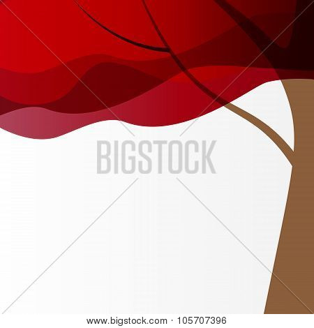 Beautuful Tree Background Vector Illustration