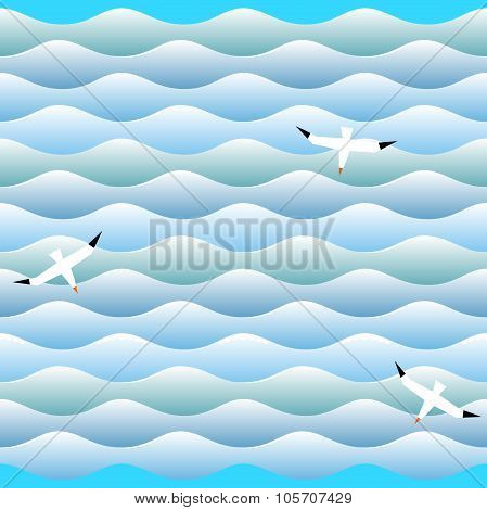 Texture of sea waves 1.