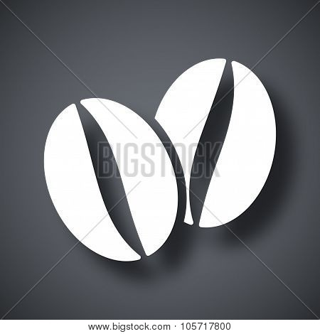 Vector Coffee Beans Icon