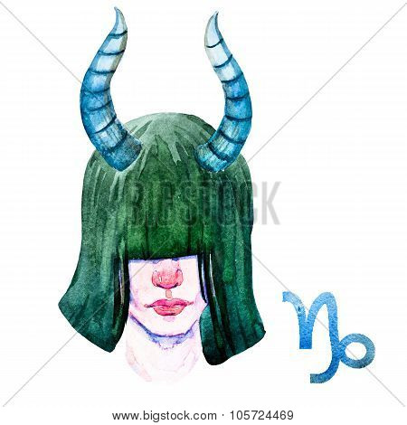 Capricorn horoscope raster