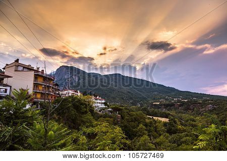 Mount Olympus In Greece
