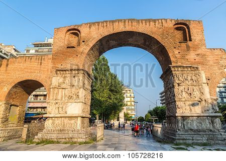 Arch Of Galerius In Thessaloniki