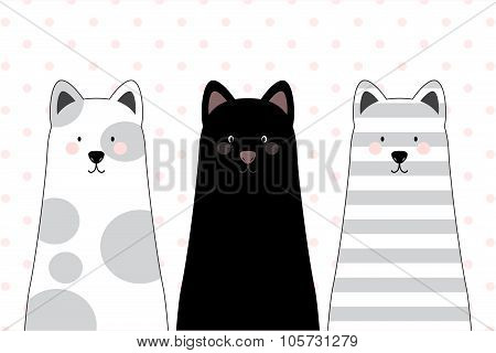 Vector Illustration - Cats