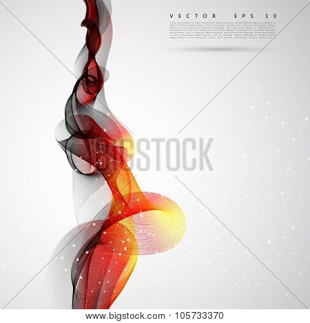 Vector abstract smoke background.