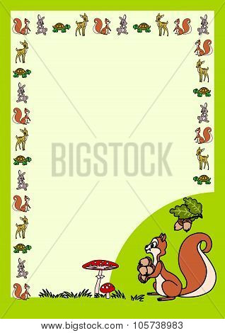 Letter squirrel