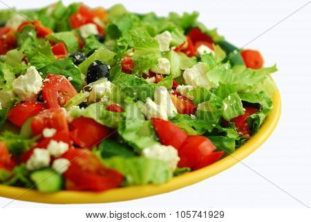 Tasty Greek Salad with feta