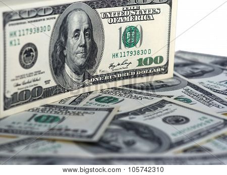 Dollar bank note money background