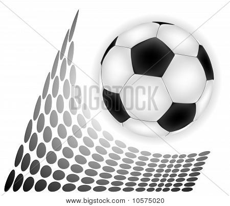 Ball über abstrakte Backgropund